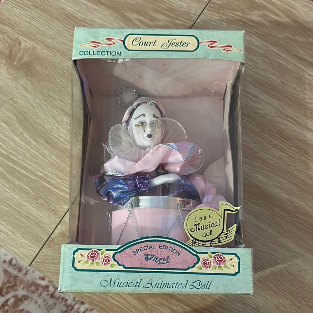 Court Jester Musical Animated Doll